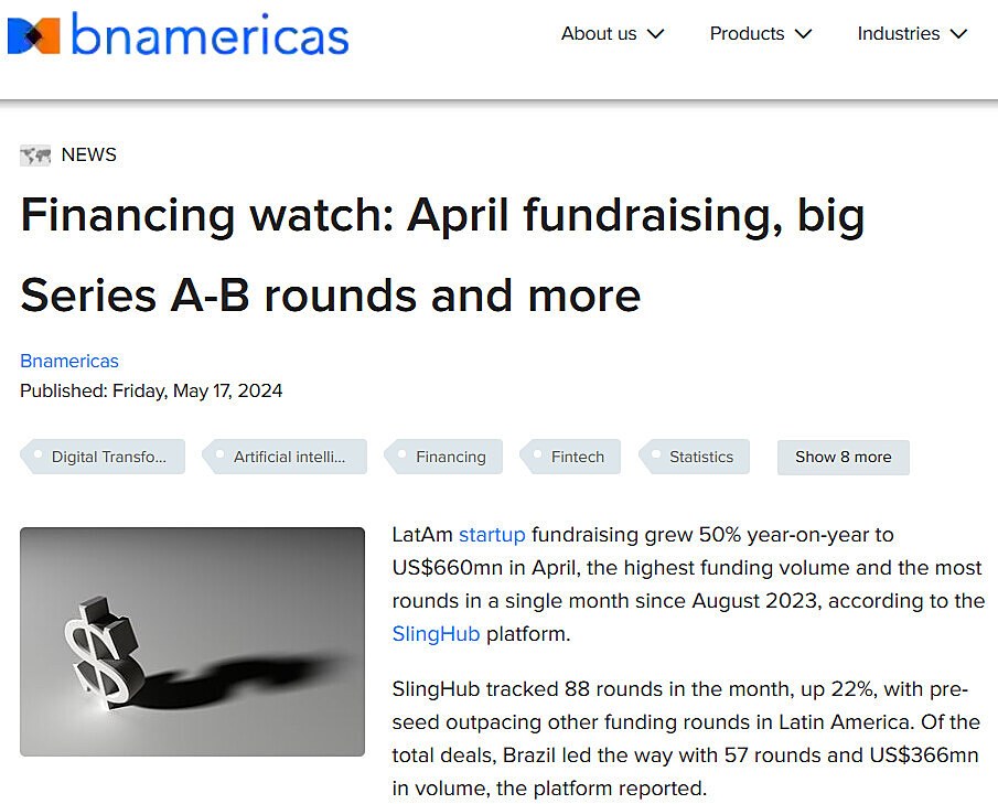 Financing watch: April fundraising, big Series A-B rounds and more
